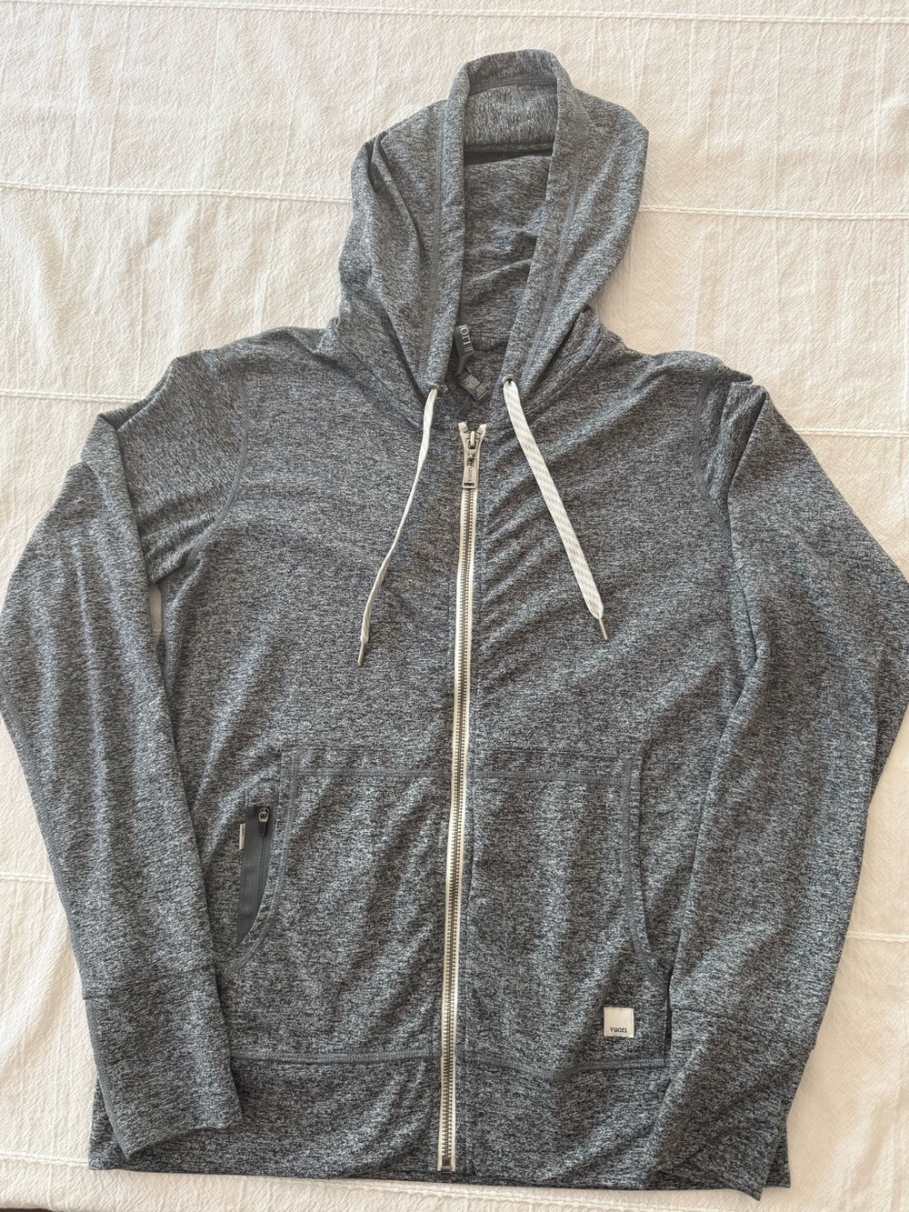 Vuori Marled Gray Relaxed Pullover